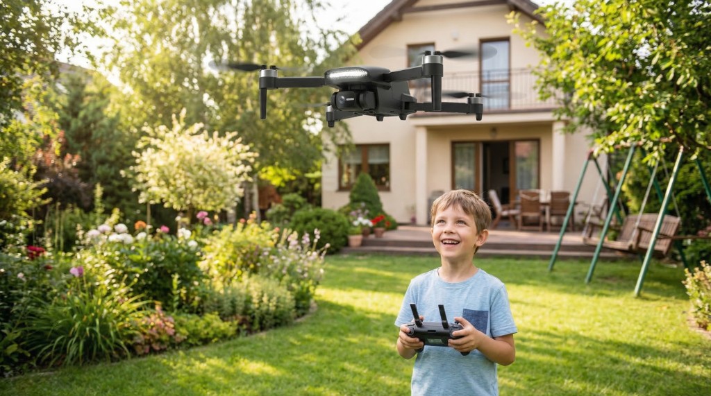 MiDRONE — pilotage de drone en famille